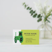 Carte De Visite Agriculture de tracteur (Debout devant)
