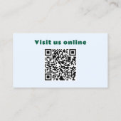 Carte de visite Agriculture Nature Herbe (Dos)