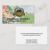 Carte De Visite Agriculture | Tracteur agricole (Devant / Derrière)