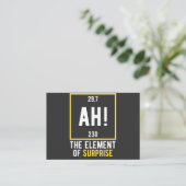 Carte De Visite Ah l'élément de surprise (Debout devant)