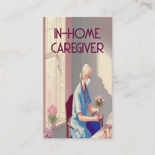 Carte De Visite Aide à domicile (Devant)