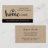 Carte De Visite Aide à domicile Aide à la société (Devant / Derrière)