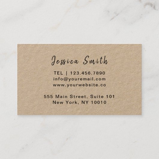 Carte De Visite Aide à domicile Aide à la société (Dos)