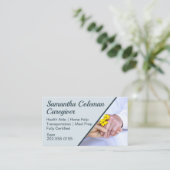 Carte De Visite Aide à domicile pour personnes âgées (Debout devant)