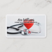 Carte De Visite Aide à la santé familiale (Devant)