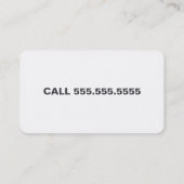 Carte De Visite Aide à la santé familiale (Dos)