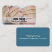 Carte De Visite Aide aux soins aux aînés (Devant / Derrière)