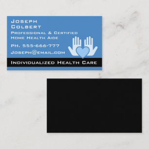 Carte De Visite Aide en soins infirmiers à domicile Assistant Médi