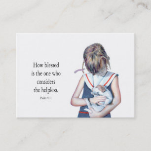 Carte De Visite Aide et bénédiction