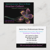 Carte De Visite Aide Floriale de carrière (Devant / Derrière)