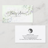 Carte De Visite Aide personnelle de Life Coach (Devant / Derrière)