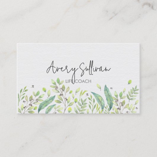 Carte De Visite Aide personnelle de Life Coach (Devant)