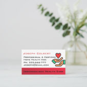 Carte De Visite Aide-soignant Confort Beau professionnel (Debout devant)