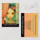 Carte De Visite Aide-soignant ici pour aider la compassion digne d (Devant / Derrière)