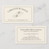 Carte De Visite Aide-soignant Soins aux adultes Soins infirmiers e (Devant / Derrière)