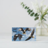 Carte De Visite Aigle à tête blanche (Debout devant)