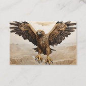 Carte De Visite Aigle d'or volant (Devant)