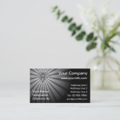 Carte De Visite Aigle gris à deux têtes (Debout devant)