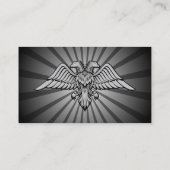 Carte De Visite Aigle gris à deux têtes (Dos)