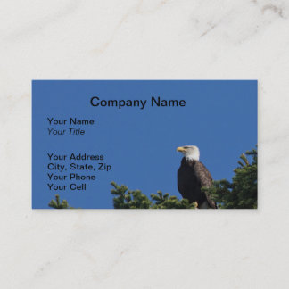 Carte de visite aigle patriotique