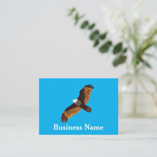 Carte De Visite Aigle volant (Debout devant)