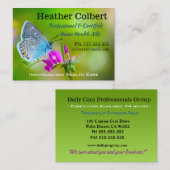 Carte De Visite Aiguille de réconfort  (Devant / Derrière)