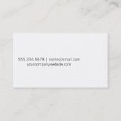 Carte De Visite Aiguille et filetage (Dos)