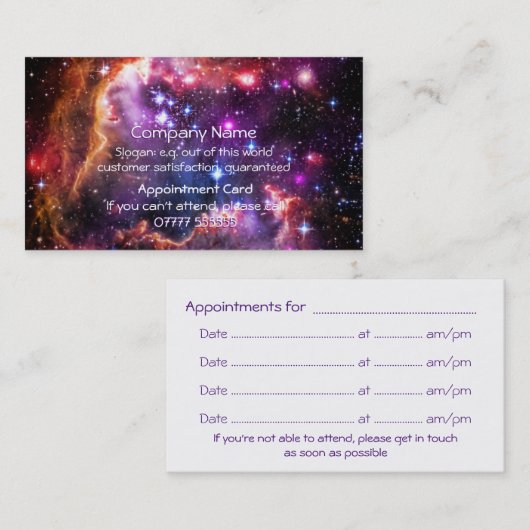 Carte De Visite Aiguille étoilée des bijoux (Devant / Derrière)