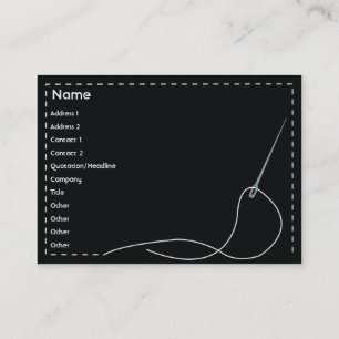 Carte De Visite Aiguille - potelée