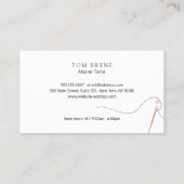 Carte De Visite Aiguille sur mesure et fil (Dos)