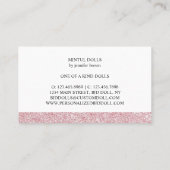 Carte De Visite Aiguille Tailor Seamstress altérations (Dos)