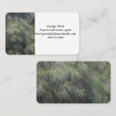 Carte De Visite Aiguilles de pins (Devant / Derrière)
