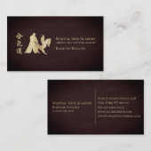 Carte de visite Aikido (Devant / Derrière)