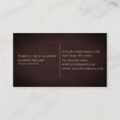 Carte de visite Aikido (Dos)