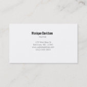 Carte De Visite Ailes d'ange (Dos)