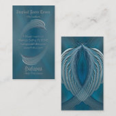 Carte De Visite Ailes d'art abstrait de paix (Devant / Derrière)