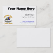 Carte De Visite Ailes d'aviateur de vétérinaire du Vietnam (Devant / Derrière)