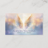 Carte De Visite Ailes de l'ange brillant (Devant)