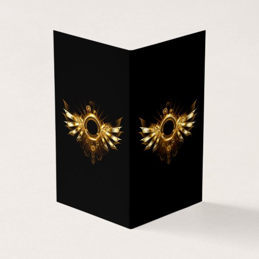 Carte De Visite Ailes de Steampunk (Extérieur)