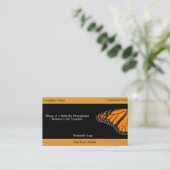 Carte De Visite Ailes des papillons Monarques (Debout devant)