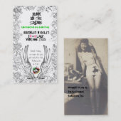 Carte De Visite Ailes et paix (Devant / Derrière)