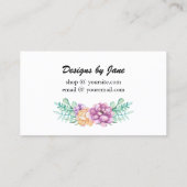 Carte De Visite Aimez votre commande Petite entreprise Insérer une (Dos)