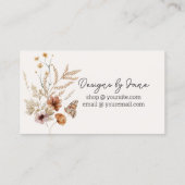 Carte De Visite Aimez votre commande Petite entreprise Insérer une (Dos)