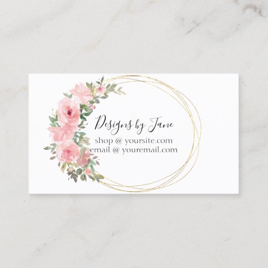 Carte De Visite Aimez votre commande Petite entreprise Insérer une (Dos)