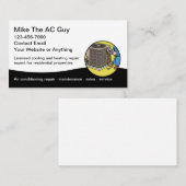 Carte De Visite Air Conditioning And Heating Services (Devant / Derrière)