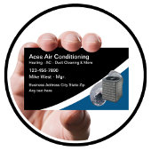 Carte De Visite Air Conditioning And Heating Services