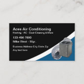 Carte De Visite Air Conditioning And Heating Services (Devant)