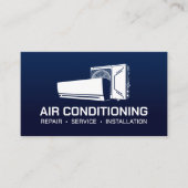 Carte De Visite Air Conditioning – Repair • Service • Installation (Devant)