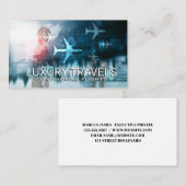 Carte De Visite Air Flight Travels | Airport (Devant / Derrière)