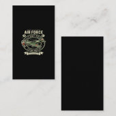 Carte De Visite air force military pride aircraft (Devant / Derrière)
